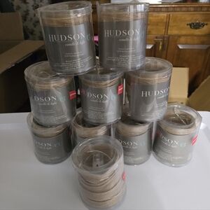 Hudson Candle & Light battery-operated LED burlap garland with 30 warm Lights 10